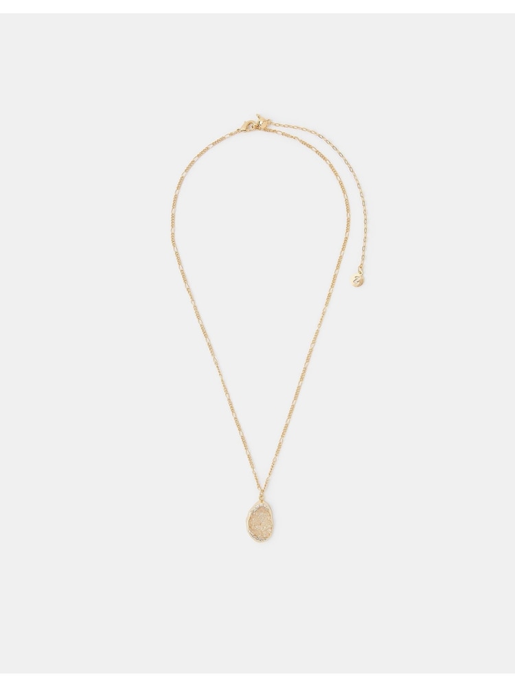 Accessorize Drusy Pendant Necklace - Imagen 3 de 3
