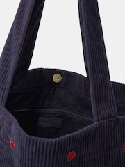Accessorize Blue Heart Corduroy Shopper Bag - Image 3 of 5