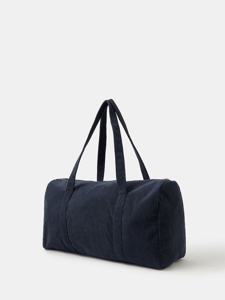 Accessorize Blue Heart Corduroy Duffle Bag - Image 2 of 6