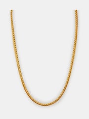 Accessorize Gold Tone Stainless Steel Layered Chain Necklace - Image 2 of 5
