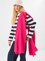 Accessorize Pink Super Soft Plain Blanket Scarf - Image 3 of 3