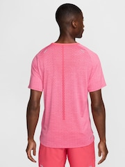 Nike Aster Pink Tech Knit Running T-Shirt - Image 2 of 6