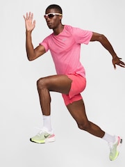 Nike Aster Pink Tech Knit Running T-Shirt - Image 3 of 6