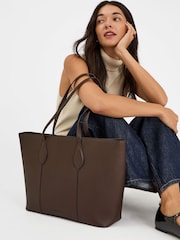 Accessorize Brown Laptop Tote Bag - Image 5 of 5