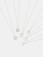 Accessorize Silver Plated Sterling Zodiac Pendant Necklace - Image 3 of 4