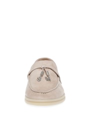 Steve Madden Cream Portland Suede Loafers - Image 4 of 7