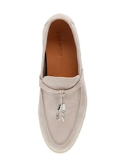 Steve Madden Cream Portland Suede Loafers - Image 6 of 7