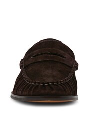 Steve Madden Brown Muse Suede Loafers - Image 4 of 6