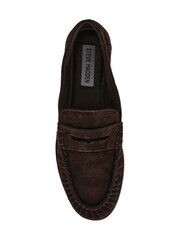 Steve Madden Brown Muse Suede Loafers - Image 6 of 6
