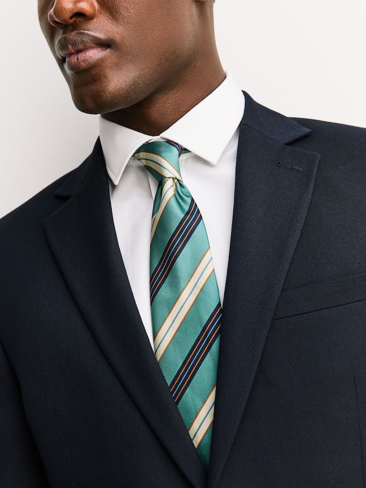 Green Stripe Tie - Image 2 of 5