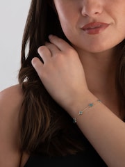 Beaverbrooks 9ct Yellow Gold Tone Clover Bracelet - Image 3 of 4