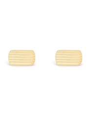 Beaverbrooks Yellow Gold Plated Mens Cufflinks - Image 1 of 4