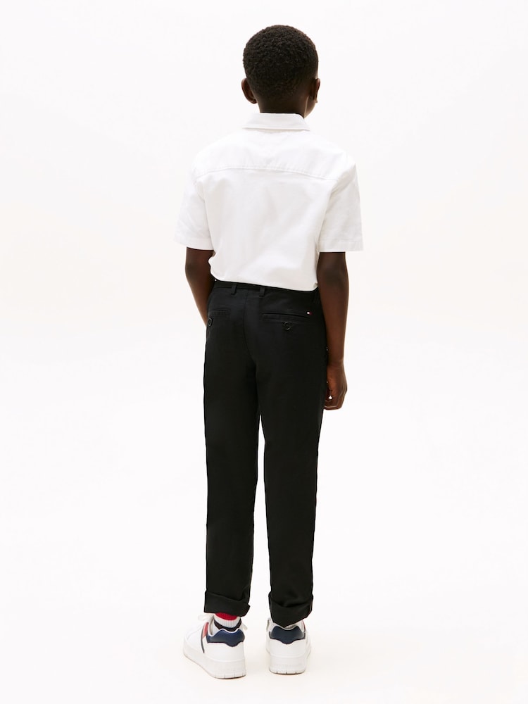 Tommy Hilfiger Black 1985 Twill Regular Chinos - Image 2 of 6 Tommy Hilfiger Black 1985 Twill Regular Chinos - Image 2 of 6