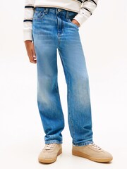 Tommy Hilfiger Blue Mid Wash Skater Jeans - Image 3 of 5