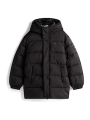 Tommy Hilfiger Black Essential Padded Parka - Image 5 of 5