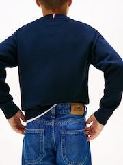 Tommy Hilfiger Blue Dark Wash Straight Leg Jeans - Image 2 of 6