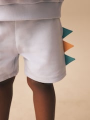 Blue Crew Neck Sweatshirt and Shorts Set (3mths-7yrs) (3mths-7yrs) - Image 5 of 5