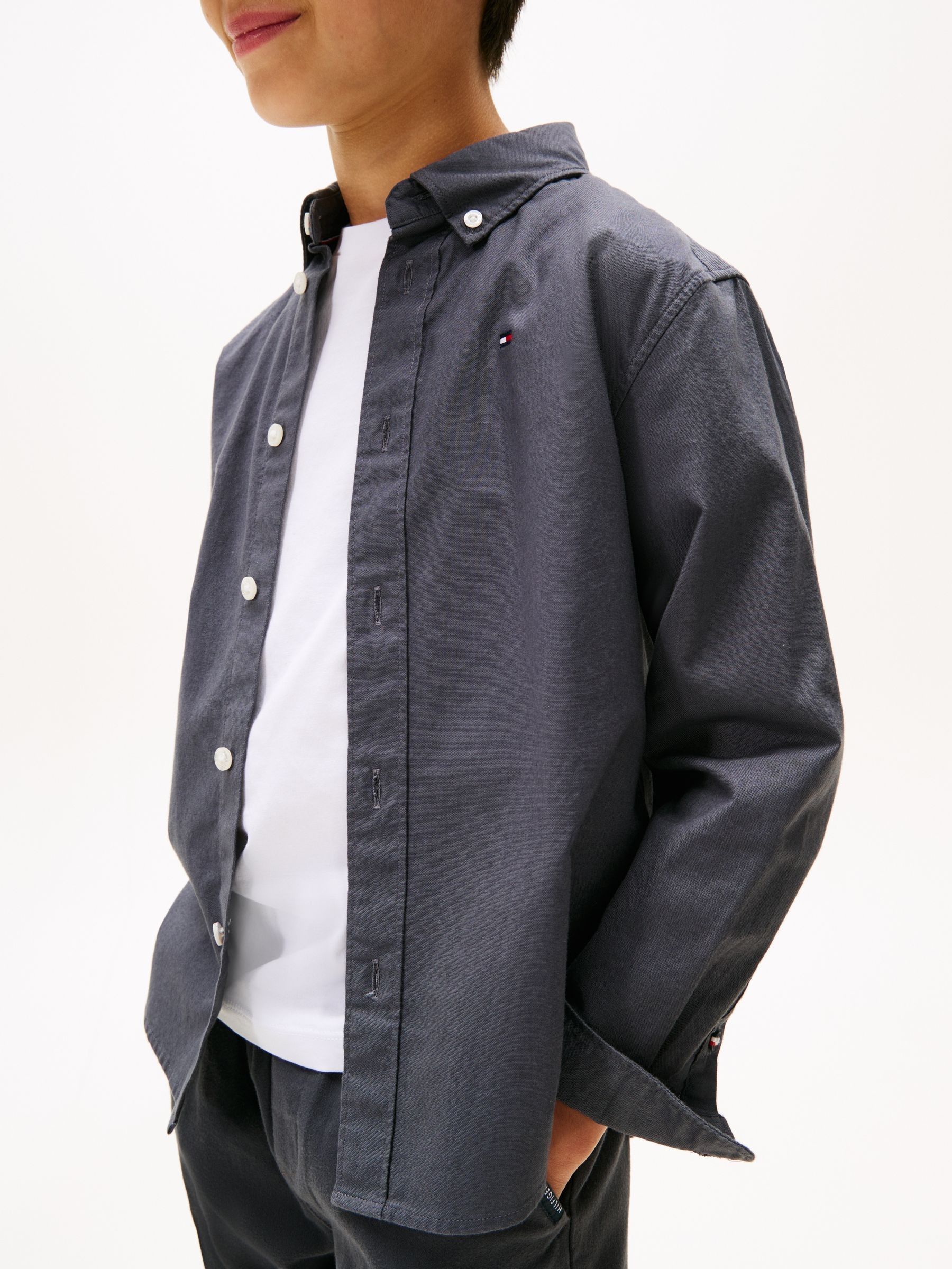 Comprar Negro - Camisa Oxford esencial de Tommy Hilfiger from Next