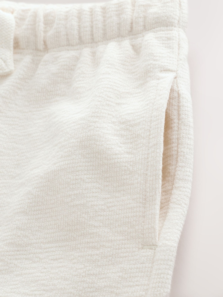 Ecru Textured Shorts (3mths-7yrs) - Image 4 of 4