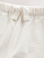 Ecru Textured Shorts (3mths-7yrs) - Image 6 of 7