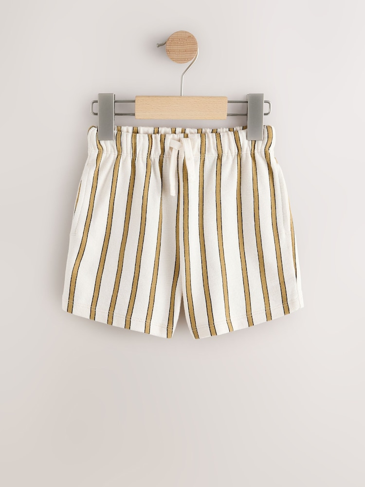 Yellow Textured Shorts (3mths-7yrs) - Image 1 of 4