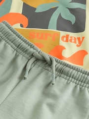 Yellow Surf Day Crew Neck Sweatshirt and Shorts Set (3mths-7yrs) (3mths-7yrs) - Image 9 of 9