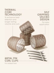 Beauty Works x MollyMae Medium Thermal Roller 4 Set Hair Curler - Image 4 of 6