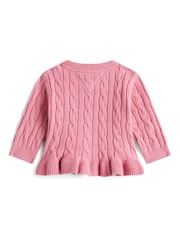 Tommy Hilfiger Pink Varsity Sweatshirt And Joggers Set - Image 2 of 2