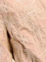 Friends Like These Cream Crochet Bomber Jacket - Image 2 of 5