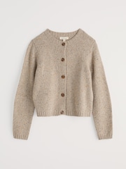 Seasalt Cornwall Natural Cardigan Made With Merino - Image 5 of 5