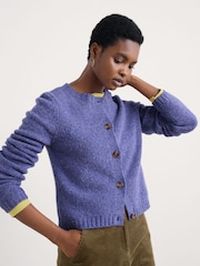 Seasalt Cornwall Purple Cardigan - Image 1 of 5