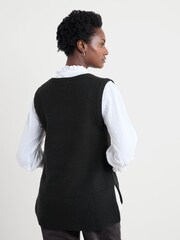 Seasalt Cornwall Black Coupling Knitted Vest - Image 2 of 5