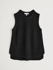 Seasalt Cornwall Black Coupling Knitted Vest - Image 4 of 5