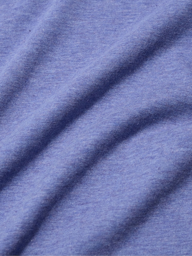 Seasalt Cornwall Purple Easel Long Sleeve Top in Cotton Jersey - Image 5 of 5