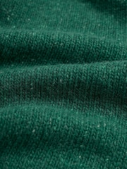 Seasalt Cornwall Green Wild Bilberry Knitted Triangle Scarf - Image 6 of 7