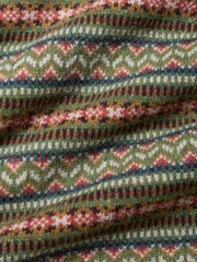 Seasalt Cornwall Green Mens Carracks Fair Isle Jumper - Image 8 of 9