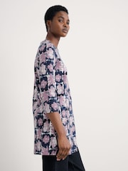 Seasalt Cornwall Blue Tall Waves Jersey Tunic - Image 3 of 5