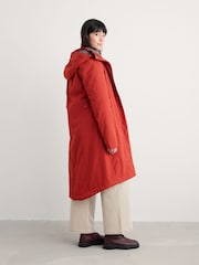 Seasalt Cornwall Red Tall Janelle Waterproof Raincoat - Image 2 of 5