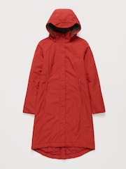Seasalt Cornwall Red Tall Janelle Waterproof Raincoat - Image 4 of 5