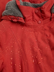 Seasalt Cornwall Red Tall Janelle Waterproof Raincoat - Image 5 of 5