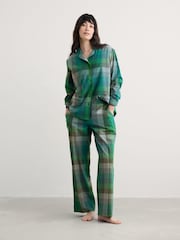 Seasalt Cornwall Green Sailing Moon Pyjamas - Image 1 of 5