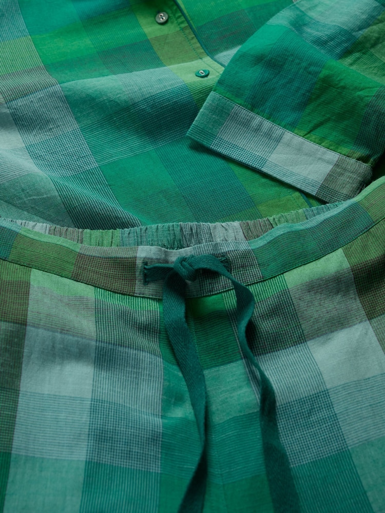 Seasalt Cornwall Green Sailing Moon Pyjamas - Image 5 of 5
