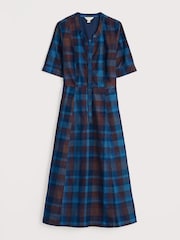 Seasalt Cornwall Blue Wightwick Denim Midi Dress - Image 4 of 5
