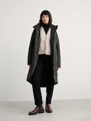 Seasalt Cornwall Green Petite Janelle Waterproof Raincoat - Image 1 of 5