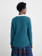 Seasalt Cornwall Blue Fruity Jumper - Image 2 of 5