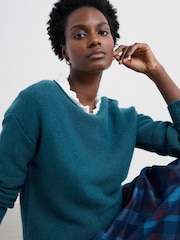 Seasalt Cornwall Blue Fruity Jumper - Image 3 of 5