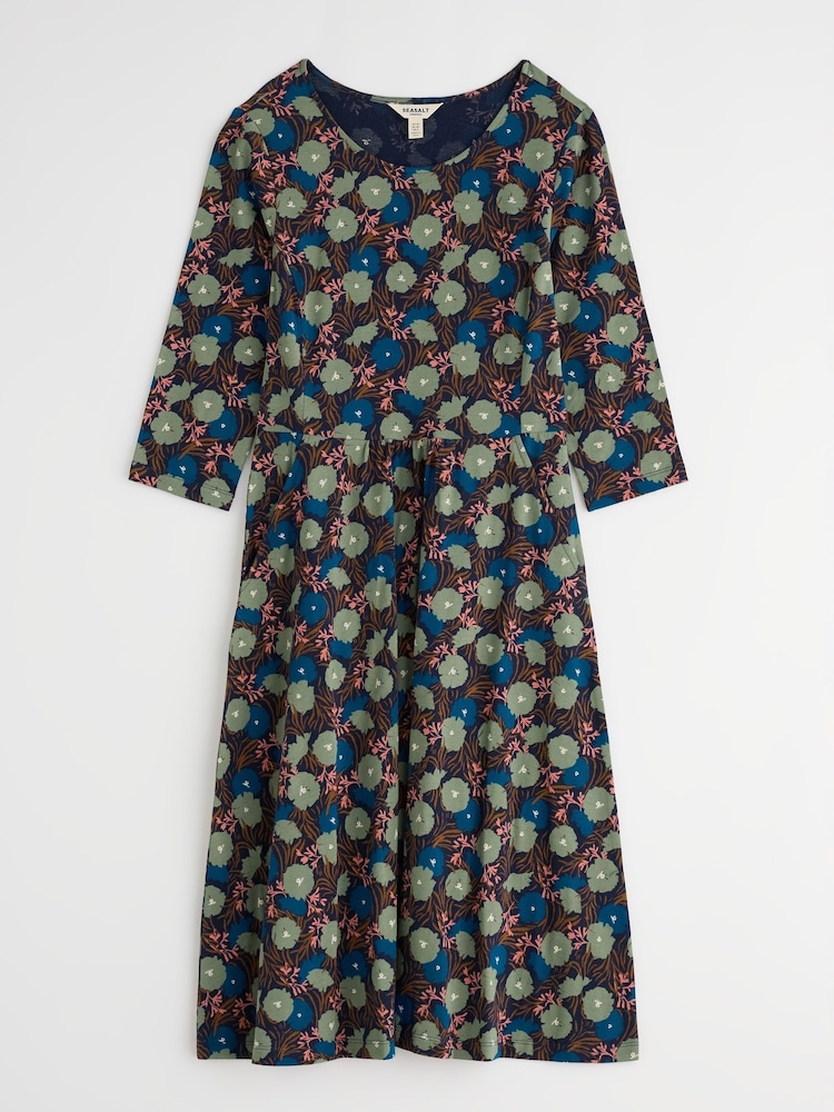 Seasalt Cornwall Blue April Dress - Image 5 of 5