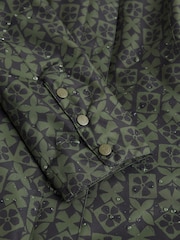 Verde oliva - Abrigo impermeable Holiwell Bay de Seasalt Cornwall - Imagen 5 de 5