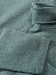 Seasalt Cornwall Green Landing Roll Neck Top in Cotton - Image 5 of 5