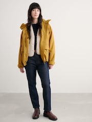 Seasalt Cornwall Yellow Portheras Waterproof Jacket - Image 3 of 5